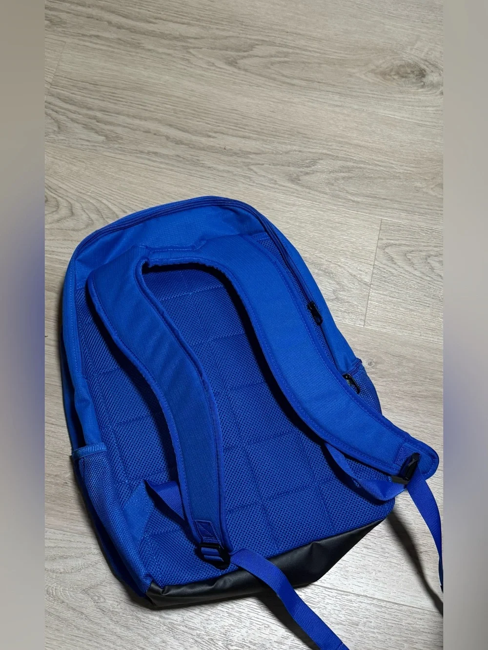 Nike Royal Blue and Black Men's Backpack with White Swoosh